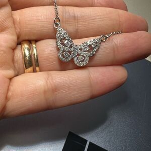 Butterfly Pendant Necklace Fashion Jewelry
